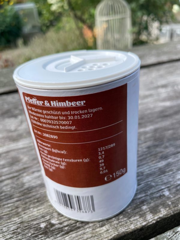 Pfeffer und Himbeer - Gewürzmischung – Bild 2