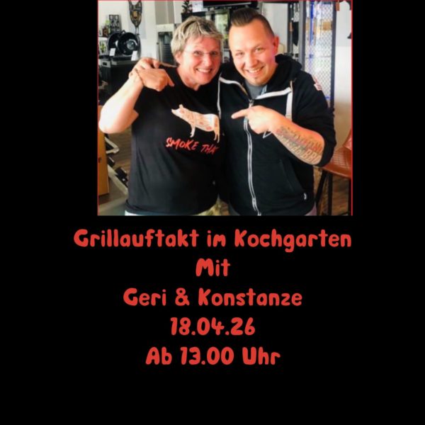Grillauftakt im Kochgarten